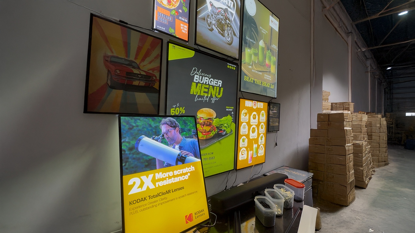 Manufacturer of Ultra Slim advertising Lightbox – Glogo